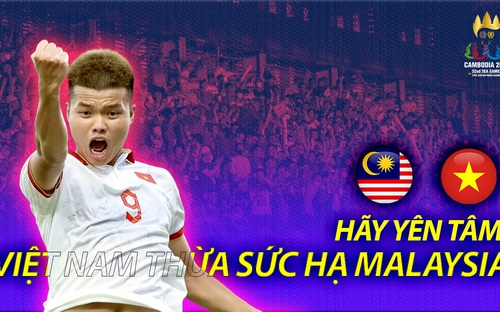 VIDEO U22 Việt Nam vs Malaysia: Thừa sức thắng mà không cần tốn sức | VTV5 trực tiếp bóng đá SEA Games 32