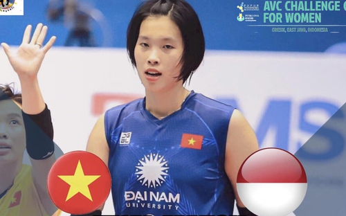 Bóng chuyền nữ Việt Nam đánh bại Indonesia, vô địch AVC Challenge Cup 2023