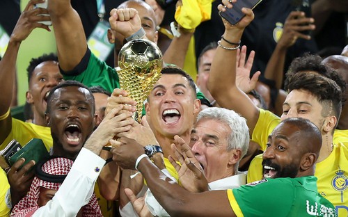 VIDEO: Khoảnh khắc Ronaldo ăn mừng chức vô địch Cúp Ả rập với Al Nassr