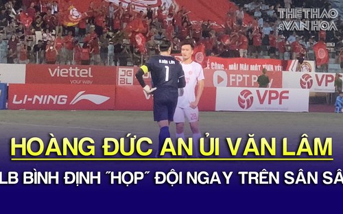 Hoàng Đức an ủi Văn Lâm, HLV Đức Thắng 'họp' đội ngay trên sân | Tin tức & Bình luận