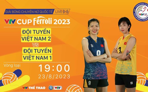 Lịch trực tiếp bán kết bóng chuyền nữ VTV Cup 2023: Việt Nam 1 gặp Kansai | VIDEO