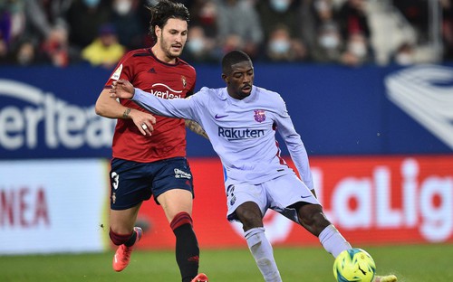 VIDEO trực tiếp bóng đá hôm nay: Osasuna vs Barcelona, LaLiga 2h00 ngày 4/9)