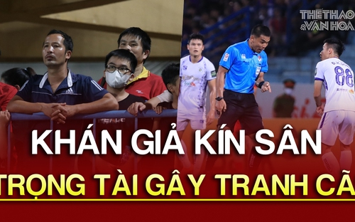 CLB CAHN 2-1 Hà Nội: Khán giả kín sân, trọng tài gây tranh cãi | V-League | Tin tức & Bình luận