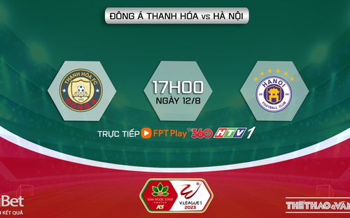 Trực tiếp bóng đá Thanh Hóa vs Hà Nội FC (VTV5, FPT Play), V-League | VIDEO