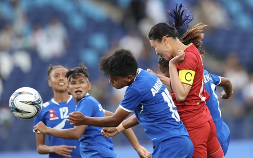 VIDEO trực tiếp bóng đá Nữ Việt Nam vs Nepal. VTV5, VTV6 có trực tiếp ASIAD 2023 hôm nay?