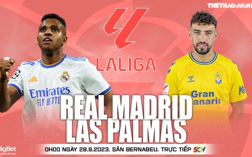 VIDEO nhận định Real Madrid vs Las Palmas. Trực tiếp bóng đá La Liga hôm nay (0h ngày 28/9, SCTV)