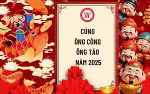 Thời điểm tốt nhất để làm lễ cúng ông Công ông Táo năm 2025