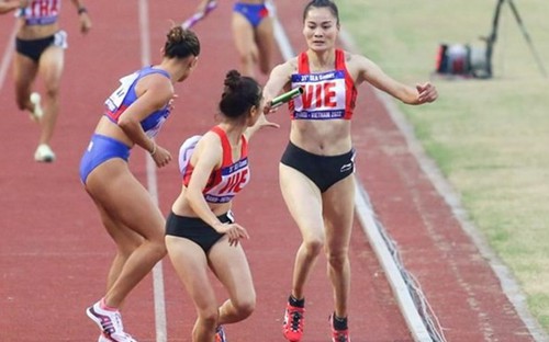 Đội điền kinh tiếp sức 4x400m nữ nâng tầm chuyên môn sau tập huấn Pháp