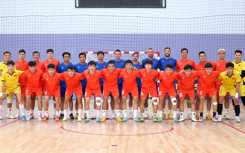 Đội tuyển futsal Việt Nam tích cực chuẩn bị cho SEA Games 33