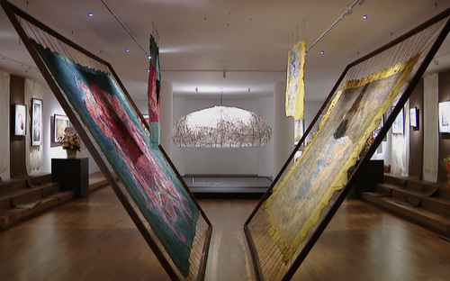 Độc đáo tranh từ chất liệu sợi của nghệ sĩ Thảo Nguyên Phương