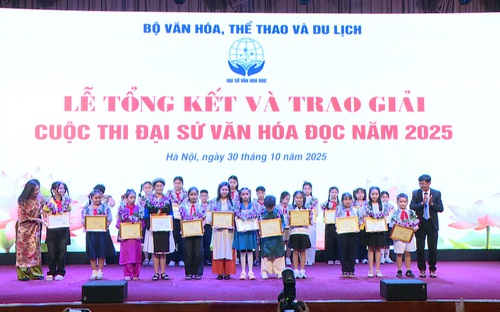 Tổng kết và trao giải Cuộc thi Đại sứ Văn hóa đọc năm 2025