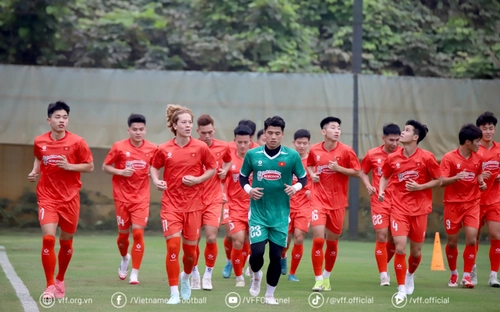 U23 Việt Nam chuẩn bị tham dự giao hữu quốc tế tại Trung Quốc