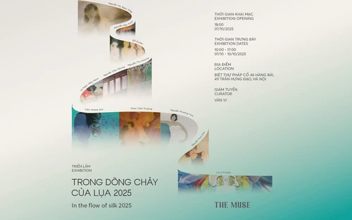 Triển lãm 'Trong dòng chảy của lụa 2025'