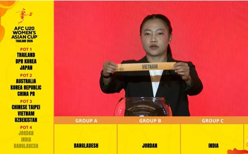 Đội tuyển U20 nữ Việt Nam tái ngộ Thái Lan tại VCK châu Á 2026