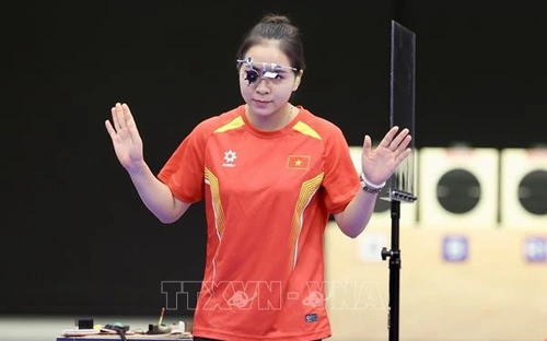 Xạ thủ Trịnh Thu Vinh mất vị trí trong Top 10 thế giới