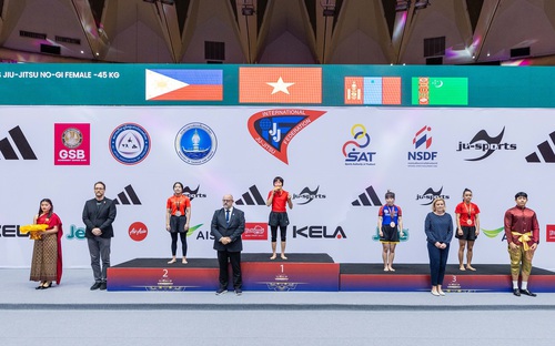 Việt Nam xếp thứ 3 toàn đoàn tại Giải vô địch jujitsu thế giới 2025