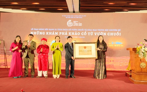 Di chỉ khảo cổ Vườn Chuối được xếp hạng di tích cấp thành phố