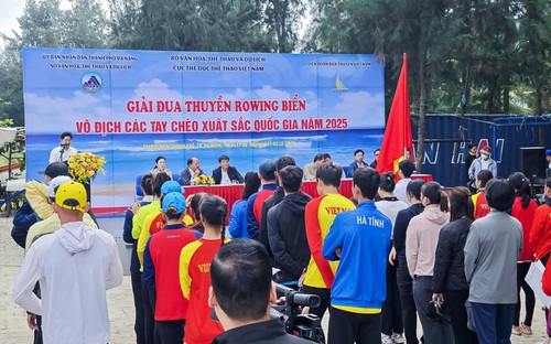 Đà Nẵng dẫn đầu Giải Rowing biển quốc gia lần đầu được tổ chức 