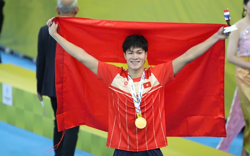 Trần Hưng Nguyên giành 4 HCV SEA Games ở tuổi 22