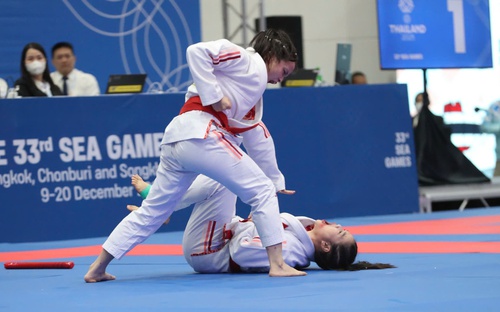 Jujitsu mang về tấm huy chương đầu tiên cho Việt Nam tại SEA Games 33