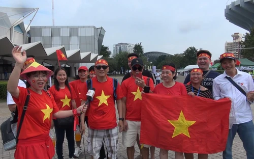 Người hâm mộ tin vào chiến thắng của U22 Việt Nam trước Malaysia