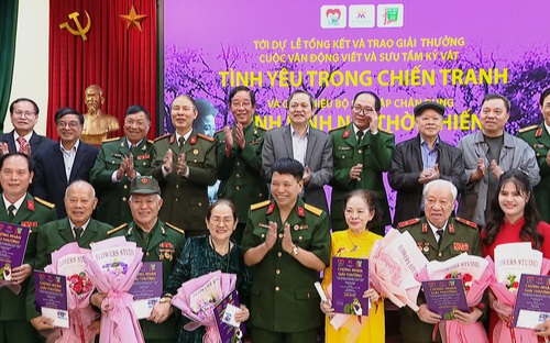 Hàng trăm tác phẩm 'người thật việc thật' tham dự cuộc vận động viết 'Tình yêu trong chiến tranh'