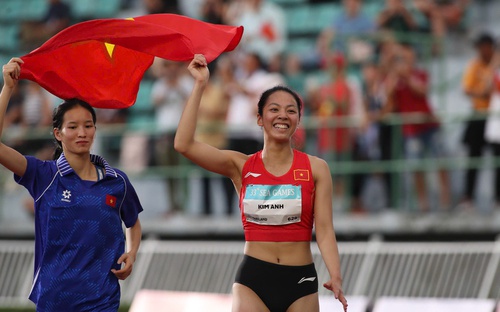 Tài năng trẻ Bùi Kim Anh chinh phục tấm HCV nhảy cao trong lần đầu tiên tham dự SEA Games