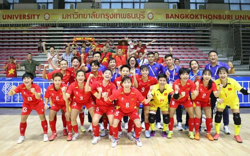 Bản lĩnh giúp đội tuyển futsal nữ Việt Nam lọt vào chung kết SEA Games 33