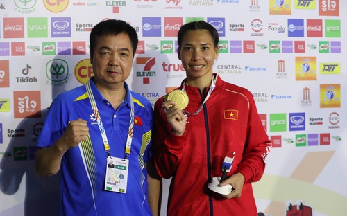 Hà Thị Linh vô đối ở hạng cân 60kg boxing nữ