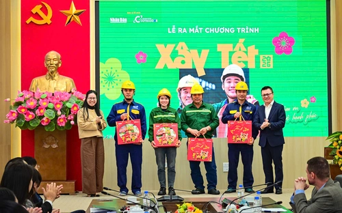 30.000 phần quà Tết cho công nhân trong chương trình ‘Xây Tết 2026’
