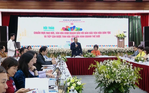 Xây dựng chuẩn mực đạo đức, văn hóa kinh doanh gắn với bản sắc văn hóa dân tộc