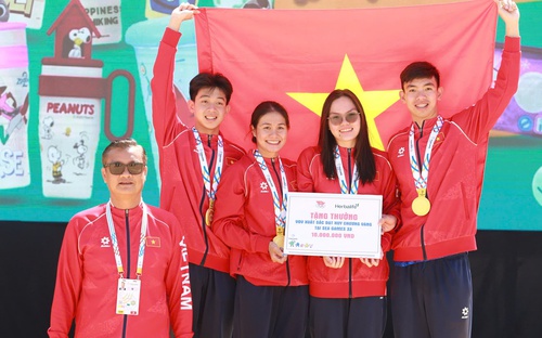 Bơi giành thêm HCV, đoàn Việt Nam xếp thứ 3 chung cuộc tại SEA Games 33