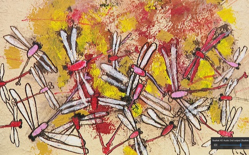 Biến hóa cùng giấy Dó trong triển lãm của 16 họa sĩ