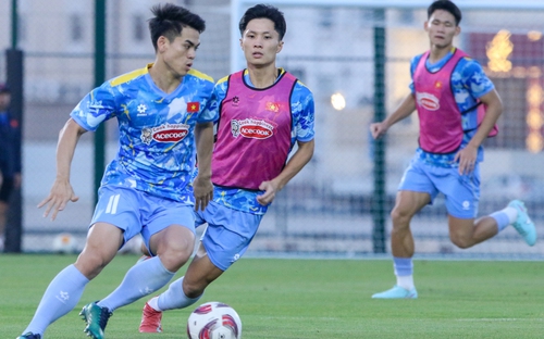 Đội tuyển U23 Việt Nam tích cực tập luyện, sẵn sàng cho trận giao hữu với U23 Syria