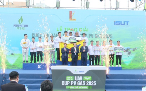Đội Skyvision vô địch cuộc thi sáng tạo UAV - Cup PV GAS 2025