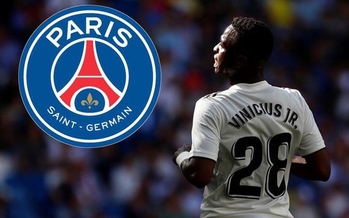 PSG đàm phán với Vinicius để "trả đũa" Real Madrid vụ Mbappe?