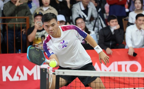 Lý Hoàng Nam và Trịnh Linh Giang so tài cùng ngôi sao pickleball thế giới