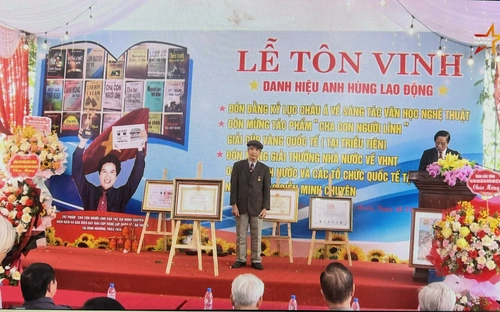Tôn vinh Anh hùng Lao động, nhà văn, nhà báo, đạo diễn Minh Chuyên 