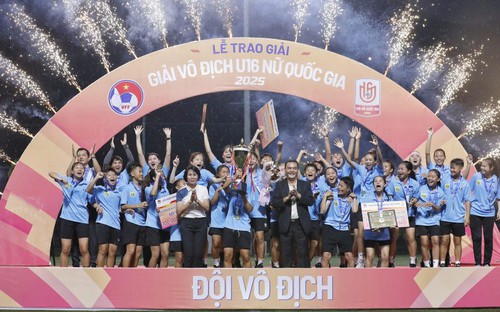 CLB Hà Nội bảo vệ thành công ngôi vô địch giải bóng đá nữ U16 quốc gia 2025
