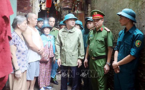 Ninh Bình sơ tán người dân ra khỏi khu tập thể cũ tránh bão số 3