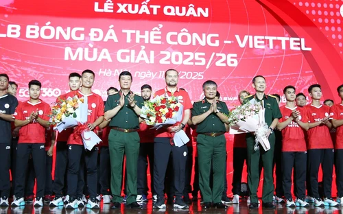 Thể Công - Viettel xuất quân, đặt mục tiêu vô địch V-League 