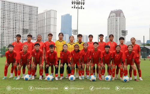 Tuyển U16 nữ Việt Nam sẵn sàng chinh phục giải Đông Nam Á 2025