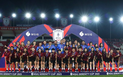 Đội tuyển nữ Việt Nam hai lần liên tiếp thắng Thái Lan tại Giải vô địch Đông Nam Á 2025