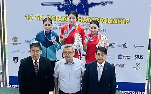 Bắn súng Việt Nam khởi đầu ấn tượng tại giải vô địch châu Á 2025