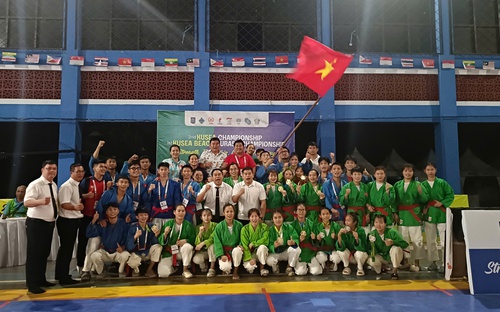 Đội tuyển Kurash Việt Nam xếp nhất giải vô địch Đông Nam Á 2025