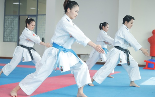 Đội tuyển Kata nữ Việt Nam tự tin bảo vệ HCV SEA Games 33