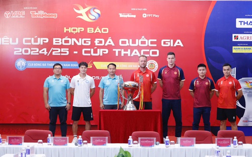 Siêu cúp quốc gia 2024/25, Thép Xanh Nam Định vs CAHN FC: Đội bóng nào sẽ lên ngôi?