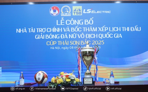 Giải vô địch bóng đá nữ quốc gia - Cúp Thái Sơn Bắc 2025 khai màn vào tháng 9