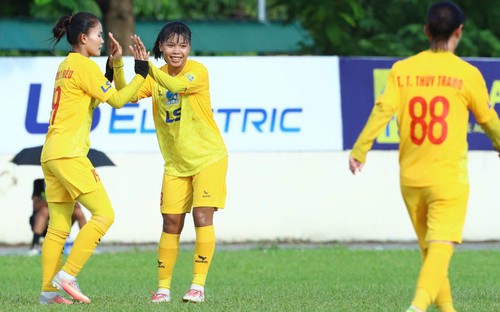 TP Hồ Chí Minh 1 dẫn đầu bảng xếp hạng sau vòng đầu tiên Giải nữ VĐQG 2025