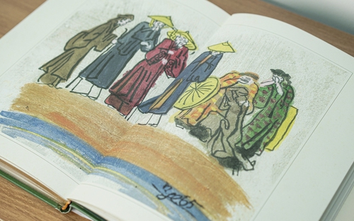 Lần đầu công bố 26 bức tranh Kiều của danh họa Nguyễn Tư Nghiêm 